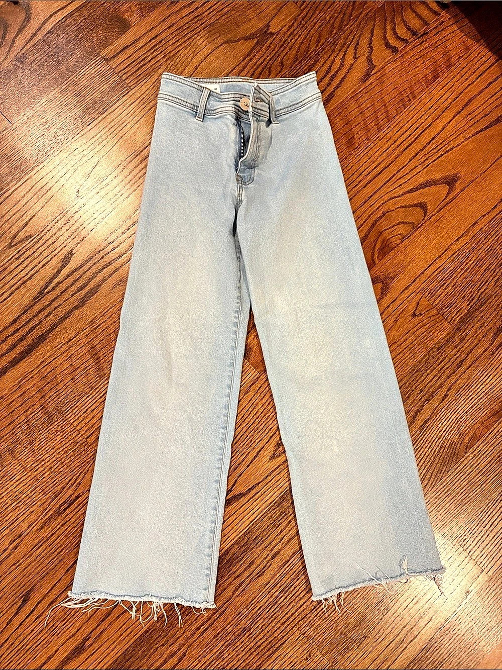 Zara Straight Leg Jeans in Blue Size 9 (134)